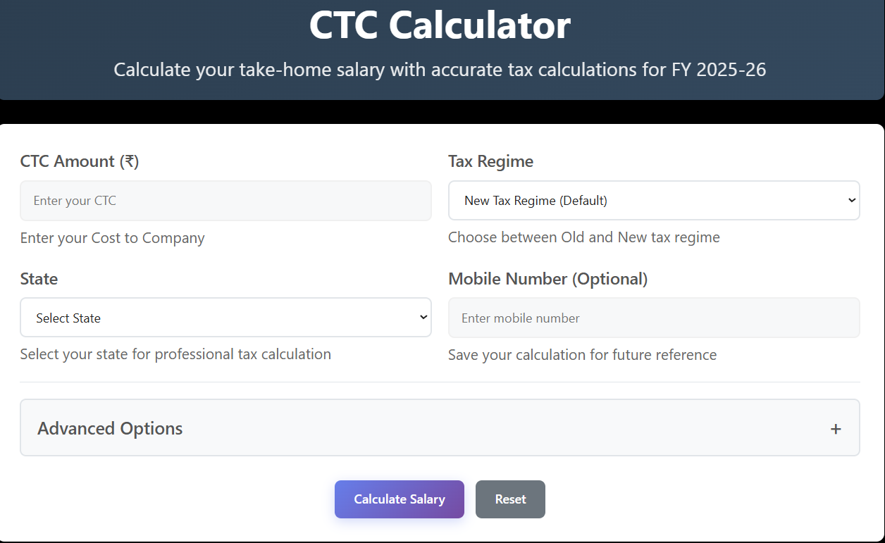 CTC Calculator